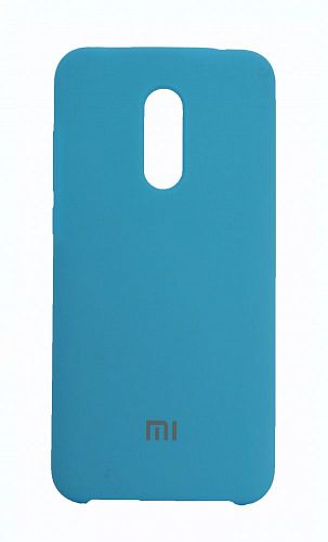 Силиконовый чехол с матовой текстурой для Redmi 5 Plus (Бирюзовый) — фото