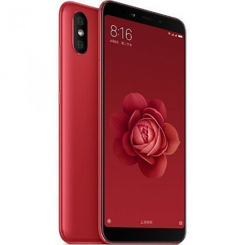 Смартфон Xiaomi Mi 6X 128GB/6GB Red (Красный) — фото