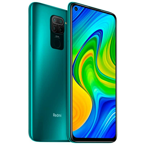 Смартфон Redmi Note 9 128GB/4GB Green (Зеленый) — фото