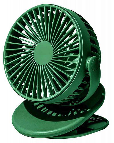 Портативный переносной вентилятор Solove Pixel Music Clip The Fan F3 Green (Зеленый) — фото