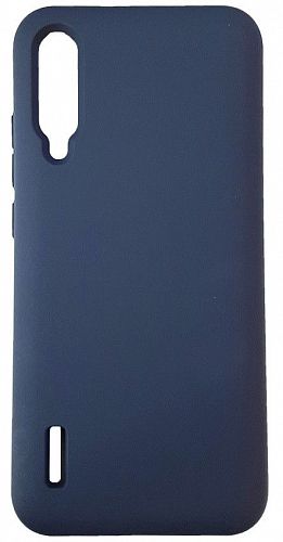 Силиконовый чехол Silicone Cover для Xiaomi Mi A3 (Темно-синий) — фото