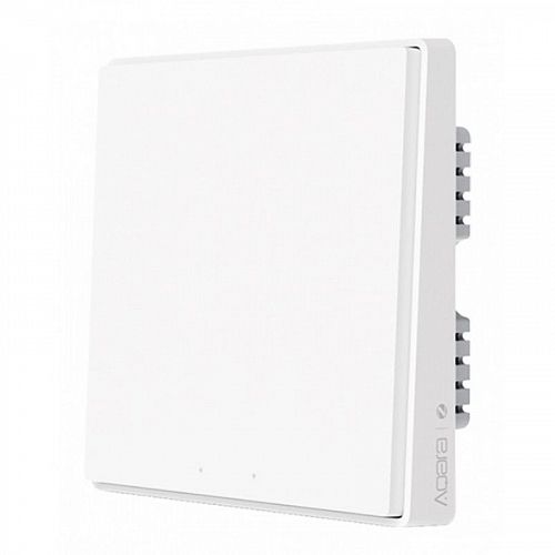 Умный выключатель Aqara Smart Wall Switch D1 (одинарный. с нулевой линеей) White (QBKG23LM) — фото